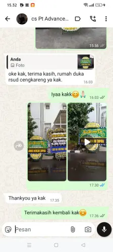 Testimonial Papan Bunga Pernikahan kayu tangi